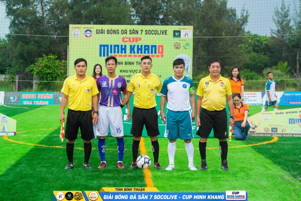 Nam Hoàng Phát FC vs Cây Dương FC tại giải bóng đá phủi Bình Thuận Socolive Cup Minh Khang