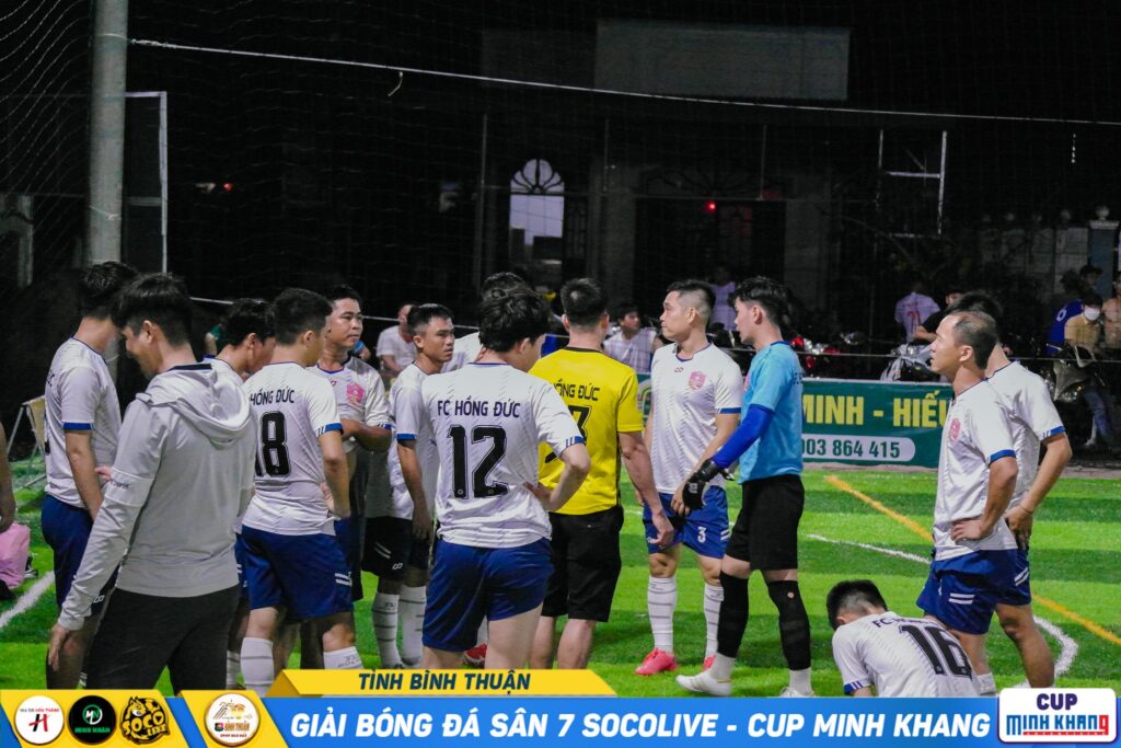 Đội hình ra sân Hồng Đức FC tại Giải sân 7 Bình Thuận Socolive Cup Minh Khang