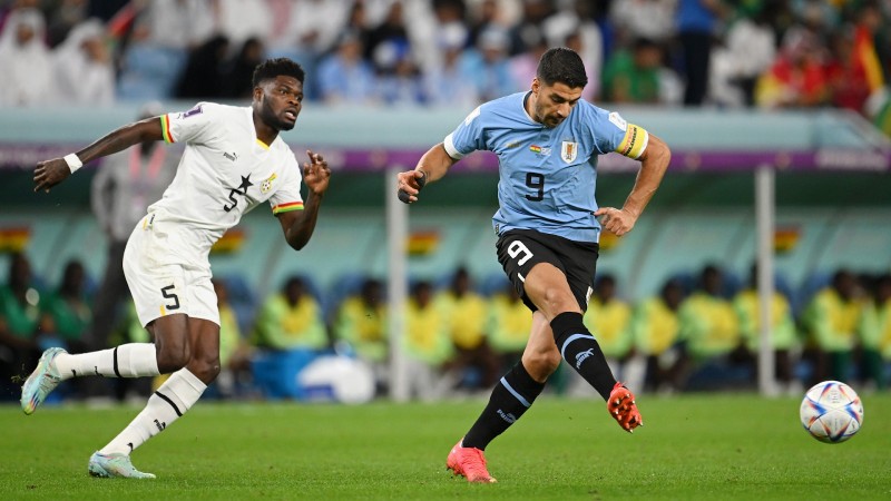 Uruguay liên tục sút bóng nhưng không thể thắng được thủ thành của Ghana