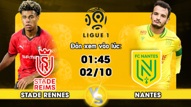 Link xem trực tiếp Stade Rennes FC vs Nantes