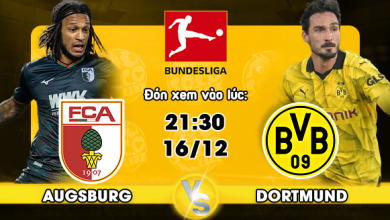 Link xem trực tiếp Augsburg vs Borussia Dortmund