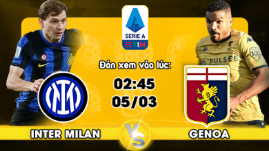 Link xem trực tiếp Inter Milan vs Genoa
